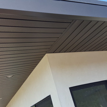 Cladding-Soffits, Fascia, Beams. Box Gutter "Tall" Glendale Ca.