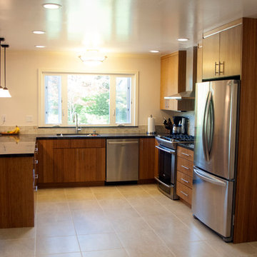Sunnyvale Eco Friendly mEco Toffee Bamboo Kitchen