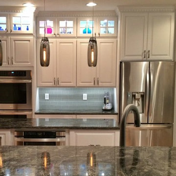 Gray & White Kitchen
