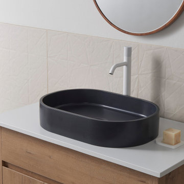 Parro LG concrete basin in Navy