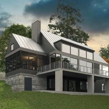 Maine Oceanfront Modern Barn House