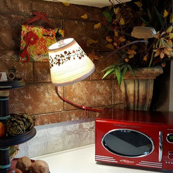 up-cycled clip light - Lighting