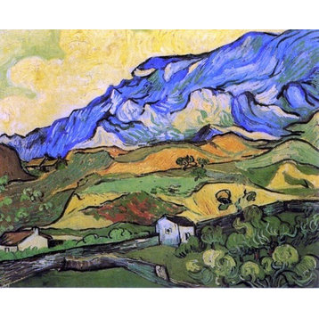 Vincent Van Gogh Les Alpilles- Mountain Landscape near South-Reme