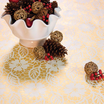 DIY Christmas Decorations & Crafts with Stencils