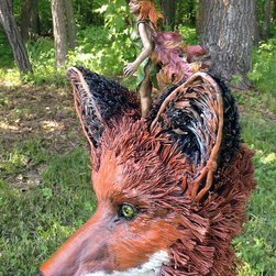 Vixen and Friend - Sculptures