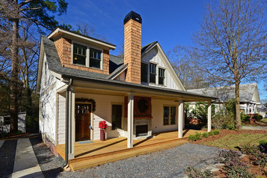 Inspiration for a craftsman exterior home remodel in Atlanta