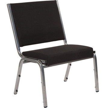 Hercules Series 1500 lb. Rated Black Antimicrobial Fabric Bariatric Chair