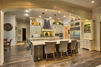 Kitchen - mediterranean kitchen idea in Houston