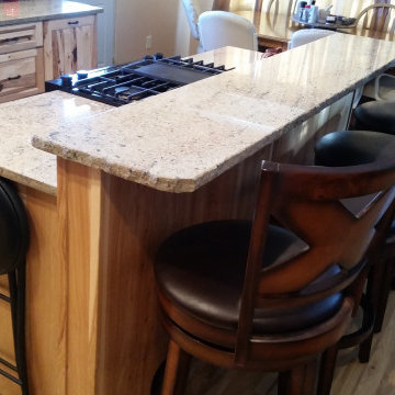 Natural Rustic Hickory Kitchen Cabinets