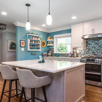 Colorful Kitchen Remodel
