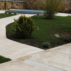 Polished Veincut Travertine Tiles - Wall And Floor Tile