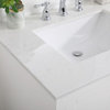 White 30" Single Sink Bathroom Vanity