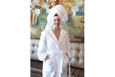 'Evolved' The haute couture of bathrobes Ultra White