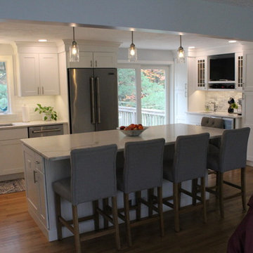 White Shaker Kitchen in Princeton