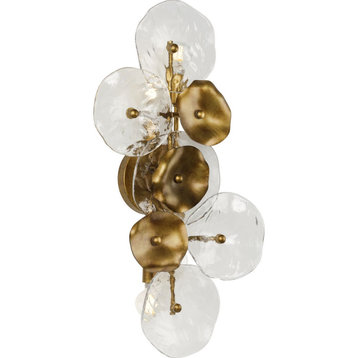 Loretta Collection 4-Light Gold Ombre Transitional Wall Sconce