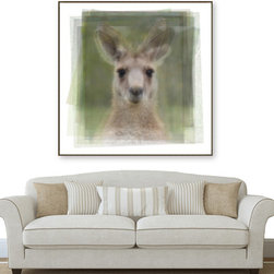 Kangaroo Portrait Artwork - Fine Art Prints