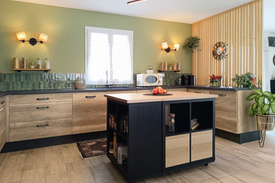 Ilôt de cuisine modulable