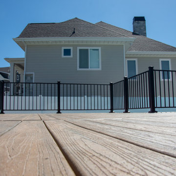 All-in-ONE: Pavilion, Deck, Diving Platform, Waterfall, Swimming FUN!