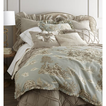 "Spa Toile" Bed Linens