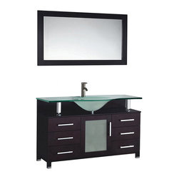 http://www.listvanities.com/tempered-glass-top-vanities.html - Bathroom Vanities And Sink Consoles