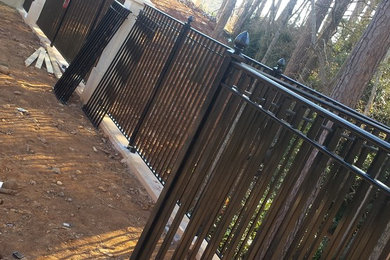 Custom iron fence