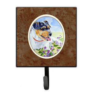 Shiba Inu Leashkey Holder Contemporary Wall Hooks By