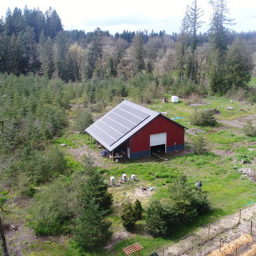 20.67kW Grid-Tied Solar Photovoltaic System - Net Zero Barn