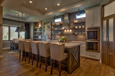 Eclectic kitchen photo in Omaha