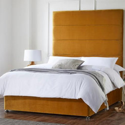 Bees Knees Tall Adeline Upholstered Divan/Ottoman Bed - Beds
