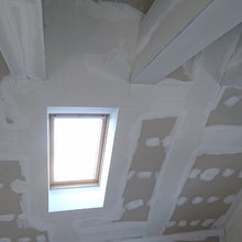 Trockenbau Arbeit. Berlin
