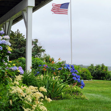 Waterfront Gardens Overlooking Plymouth Harbor, MA