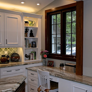 Farmhouse Kitchen Remodel | Rich Wood Accents & Expanded Chef’s Layout