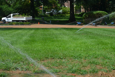 Residential Lawn Sprinkler Installation