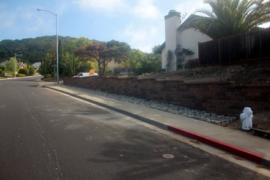 Versa-lok retaining wall San Francisco Bay Area