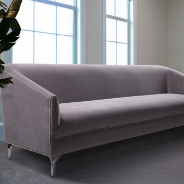 Elaine Tight Back Sofa, Opal Grey