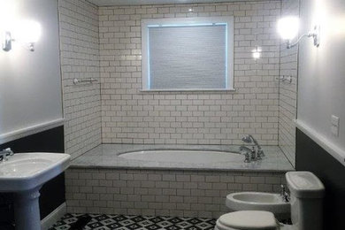 Bathroom - transitional bathroom idea in New York
