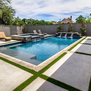 Geometric Pool Designs Dallas, Highland Park & Plano