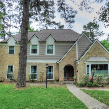 Stucco Replacement with James Hardie, CertainTeed Roof and Lancing Windows.