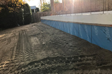 Waterproof and drainage system for new icf home.