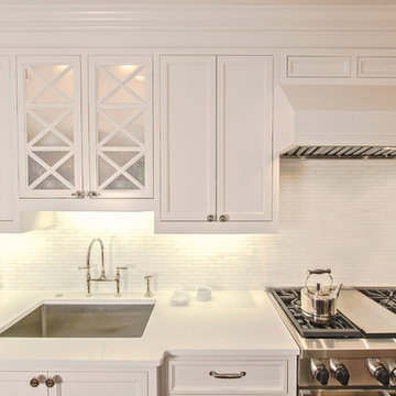 Custom White Wood Kitchen