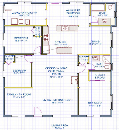 Living/Dinning room layout options needed, floor plan & pict. included