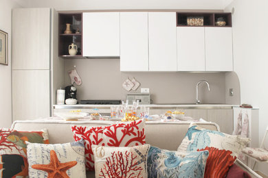Ispirazione per una cucina stile marinaro