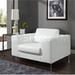 Angela White Armchair - Armchairs And Accent Chairs