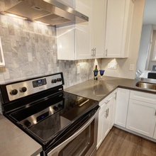 grey backsplash