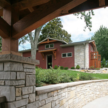 Booth Lake Portico & Exterior Remodel
