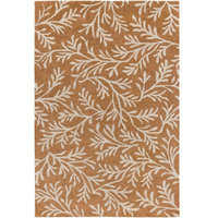 Surya Brilliance BRL-2010 Area Rug, Orange/Brown, 5'x8' Rectangle