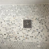Calacatta Gold Calcutta Marble 3/4x3/4 Hand Clipped Mosaic Tile Honed, 1 sheet