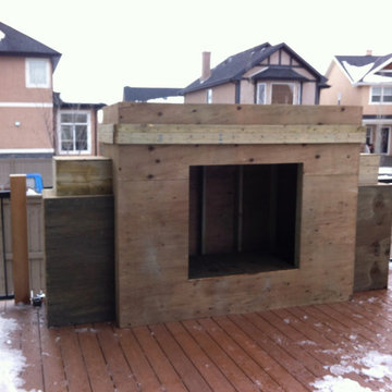Wentworth Outdoor Fireplace & Deck
