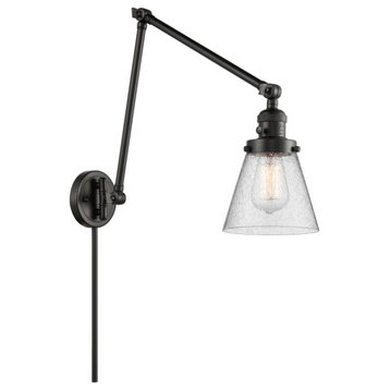 Cone Swing Arm With Switch, Matte Black, Seedy, Seedy