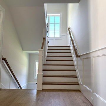 Project #141 | Timeless Switchback Staircase with Traditional Box Newels